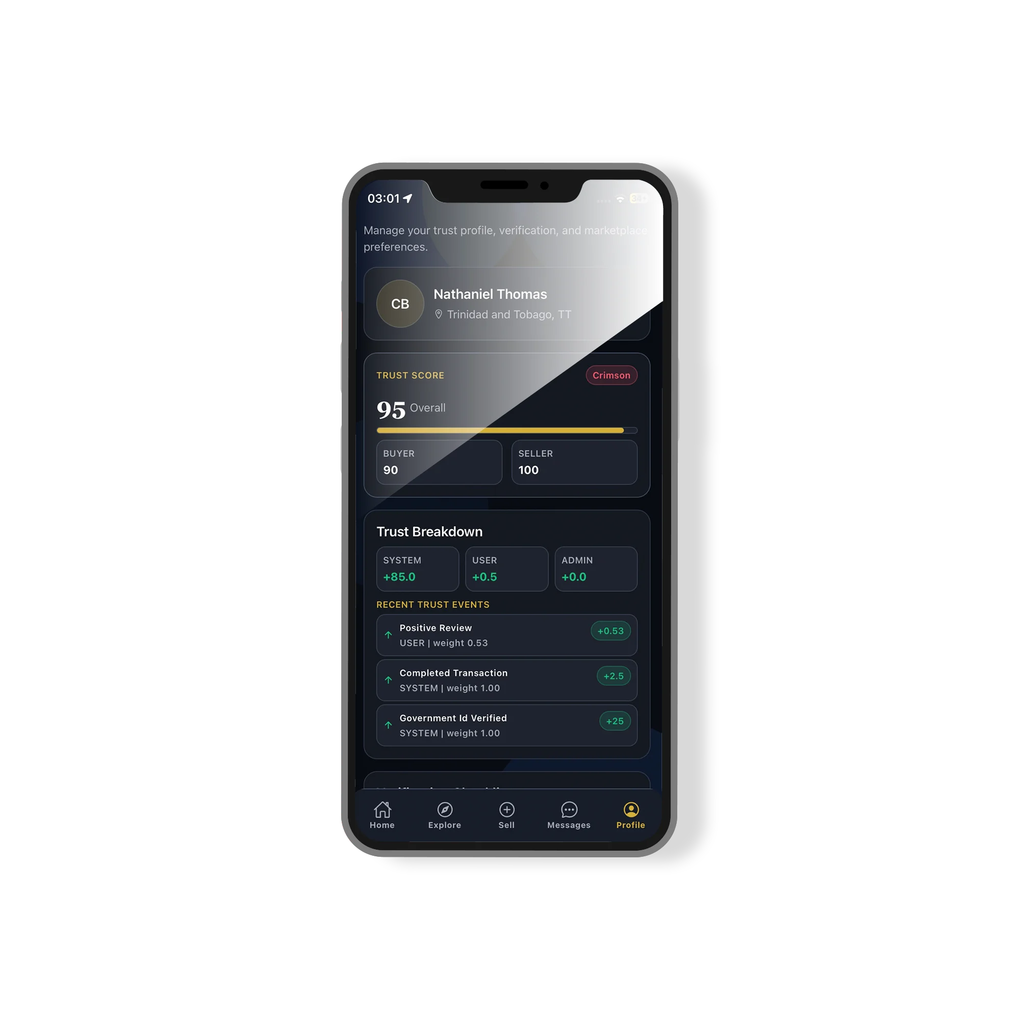 CIBERIA mobile marketplace preview